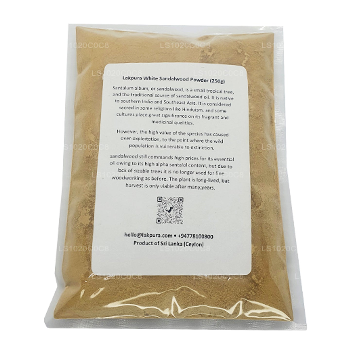 Lakpura White Sandalwood Powder