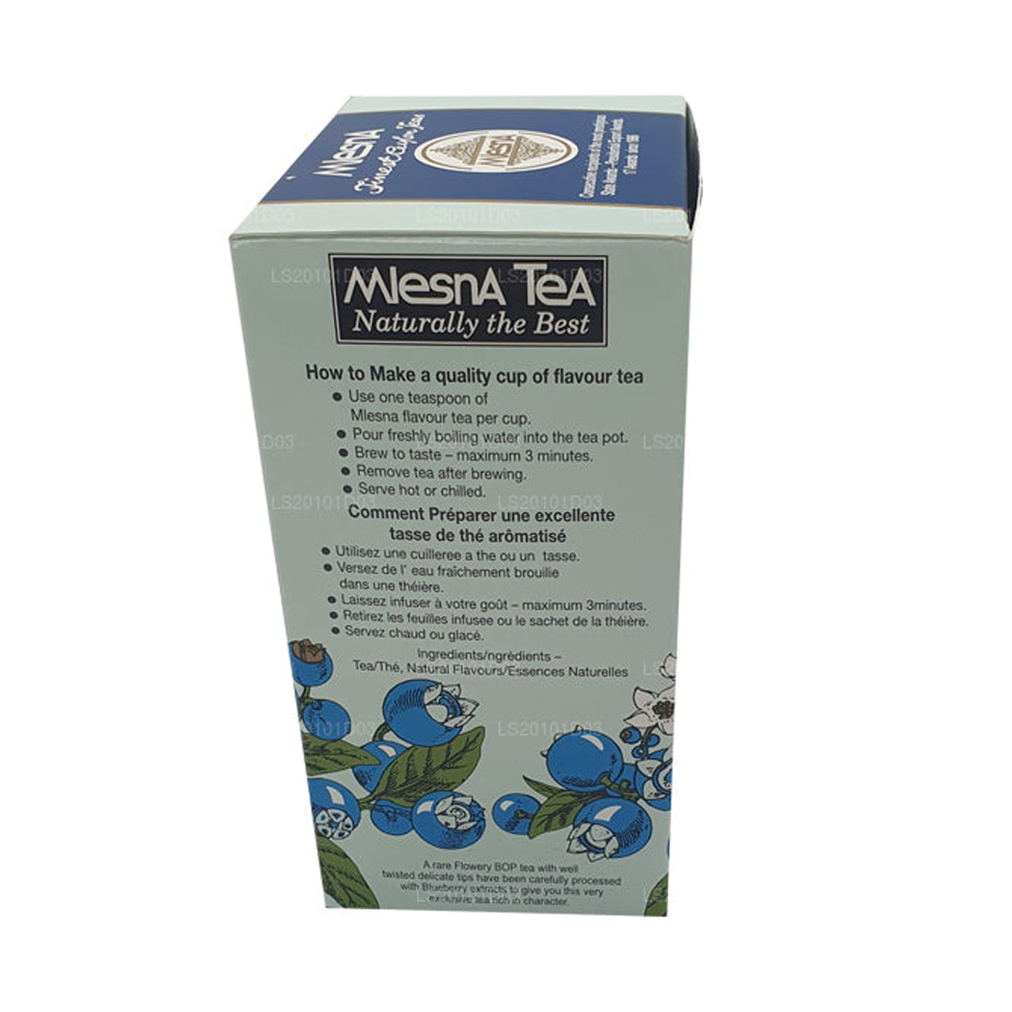 Mlesna Blueberry BOP Leaf Tea  (200g)