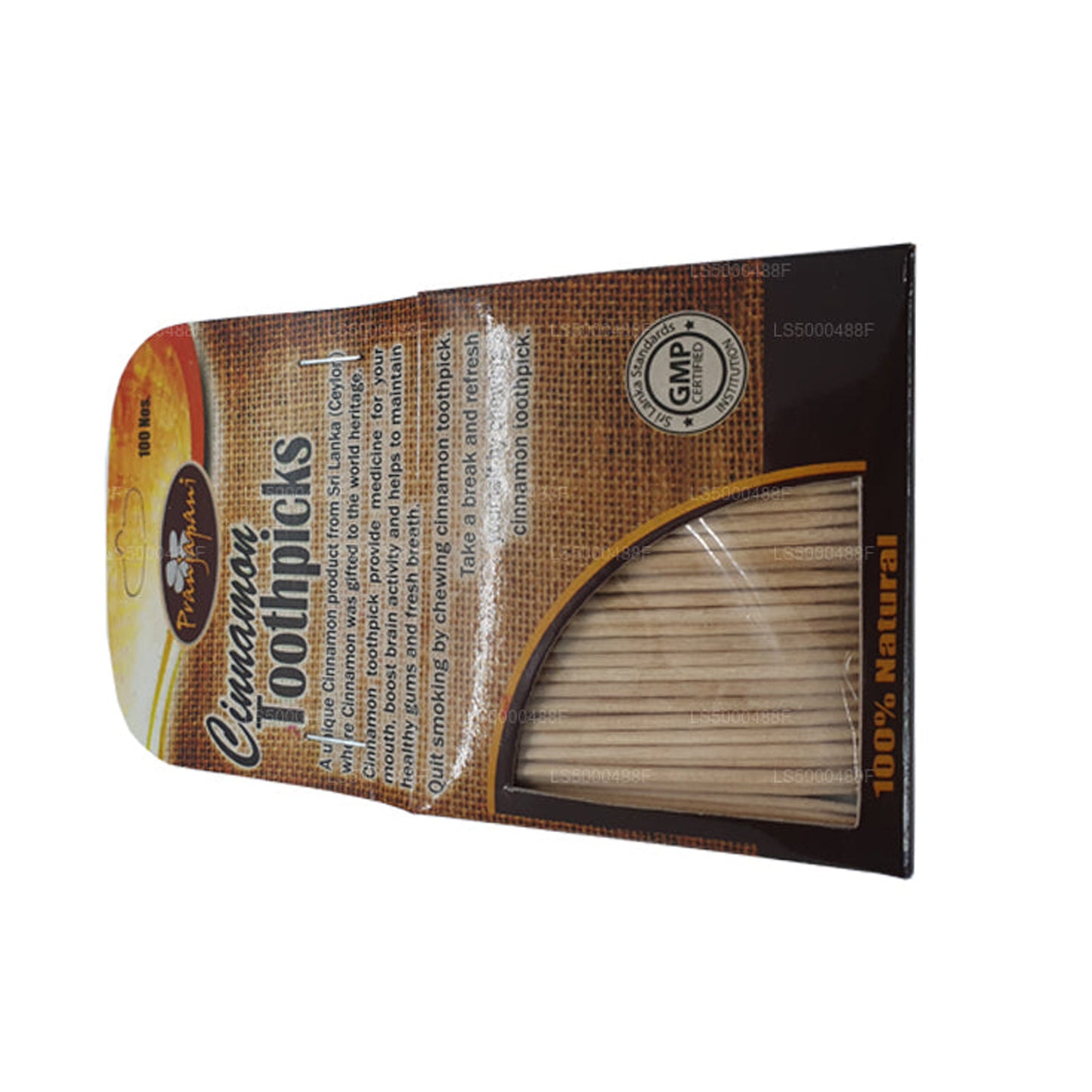 Pranjapani Cinnamon Tooth Pick (100) Nos