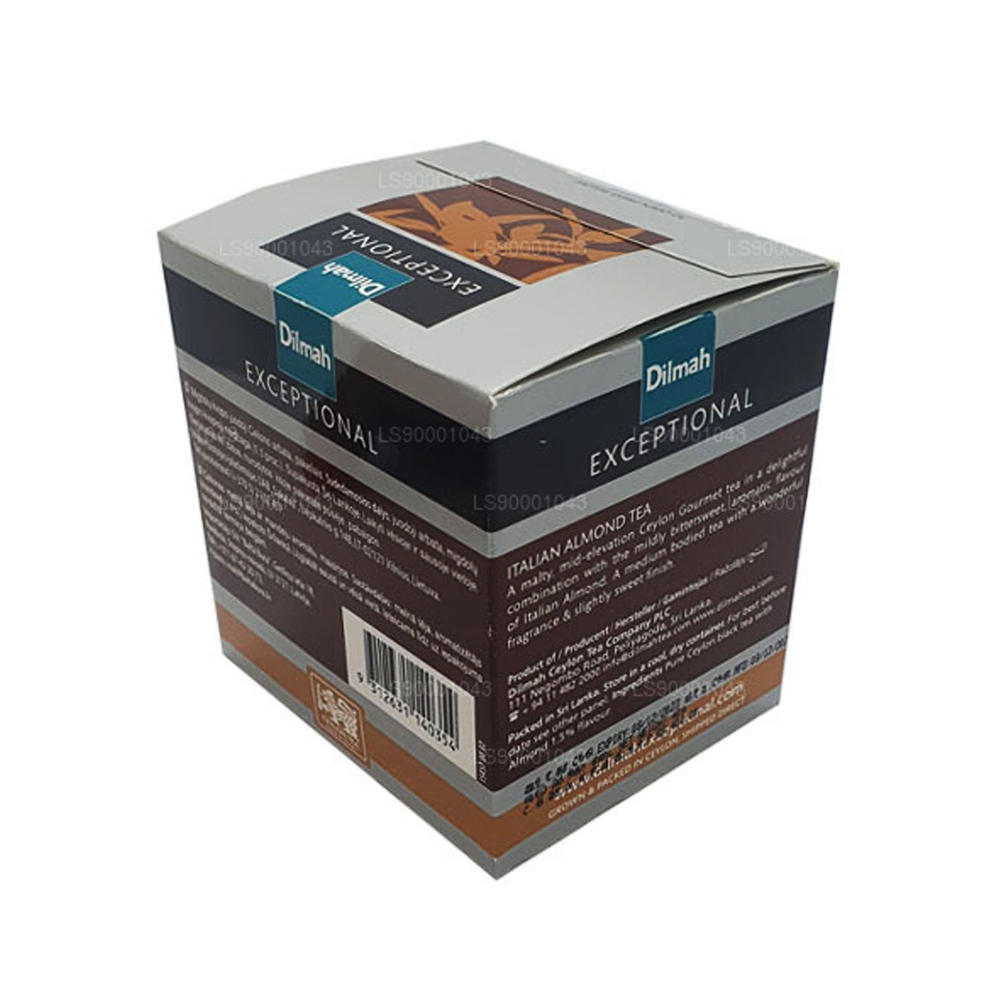 Dilmah Exceptional Italian Almond Real Leaf Tea (40g) 20 Tea Bags