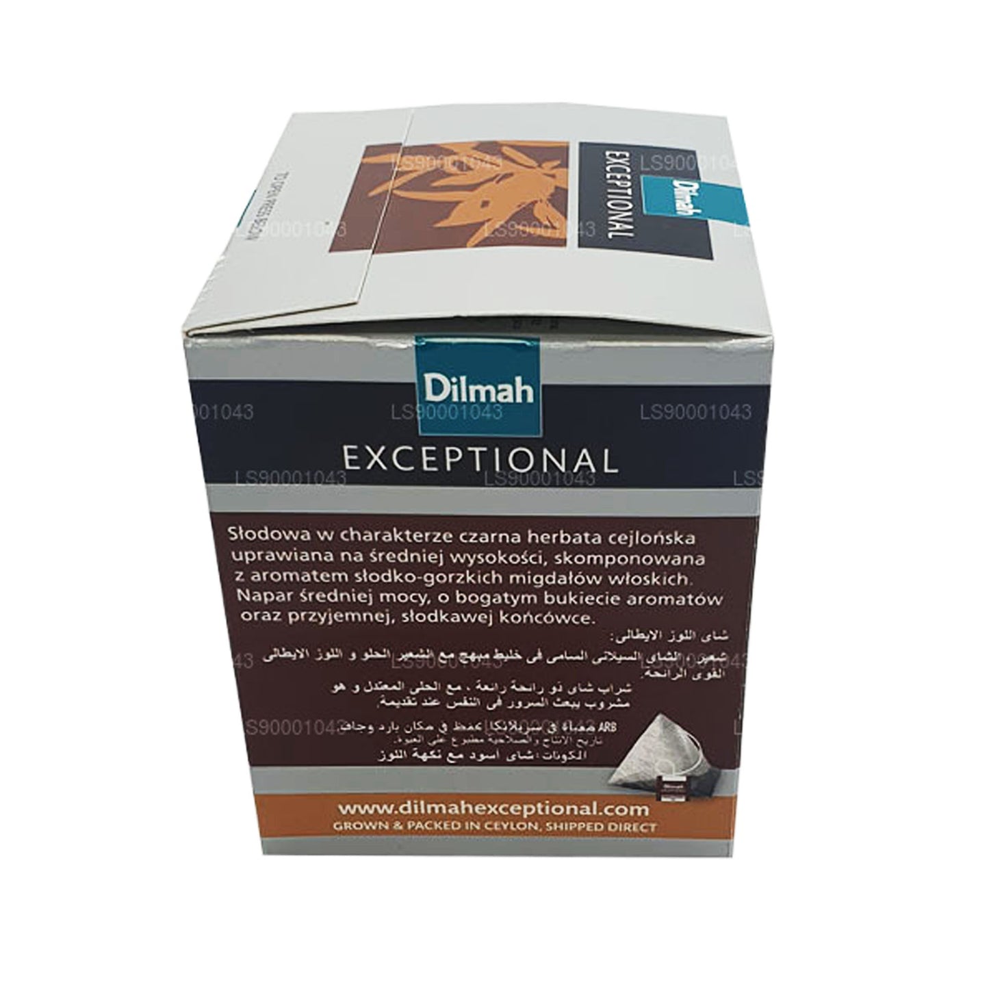 Dilmah Exceptional Italian Almond Real Leaf Tea (40g) 20 Tea Bags