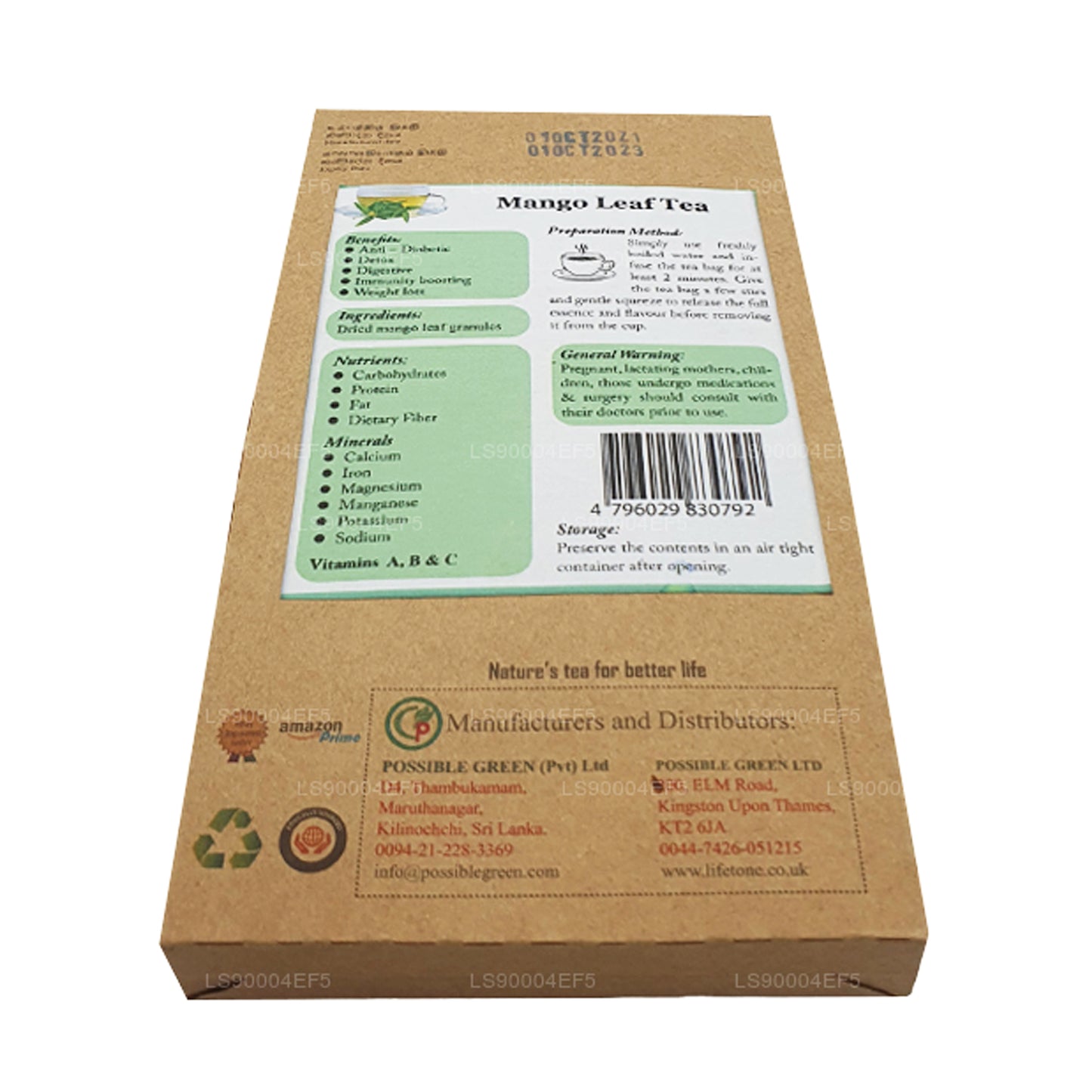 Lifetone Mango Leaf Tea (30g)