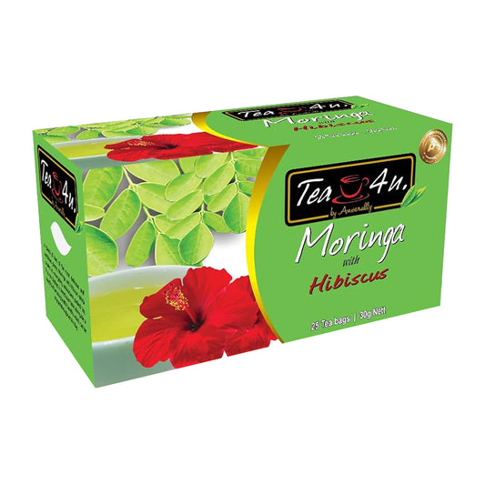 Tea4U Moringa with Hibiscus (30g) 25 Tea Bags