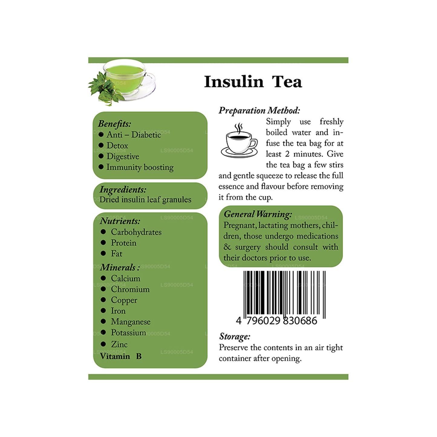 Lifetone Insulin Tea (30g)