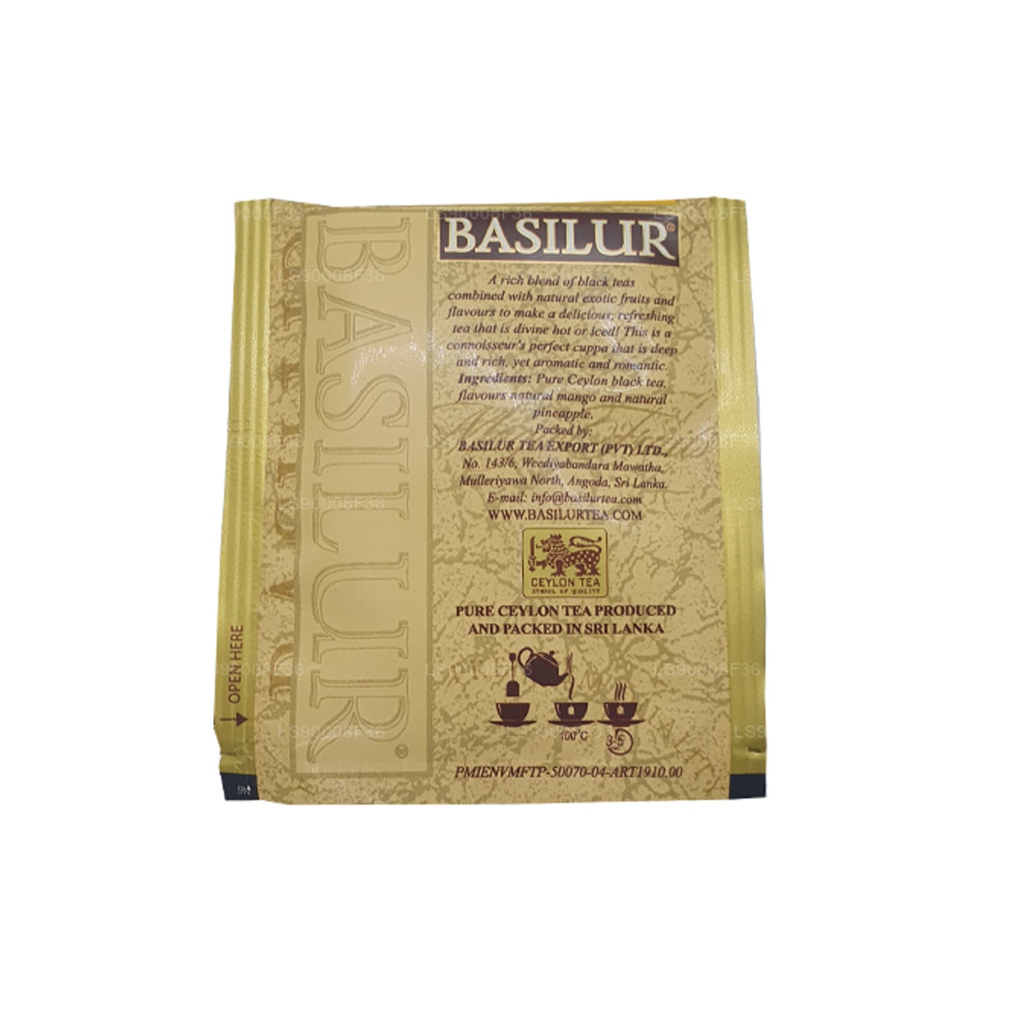 Basilur Magic Fruits Mango and Pineapple (50g) 25 Tea Bags