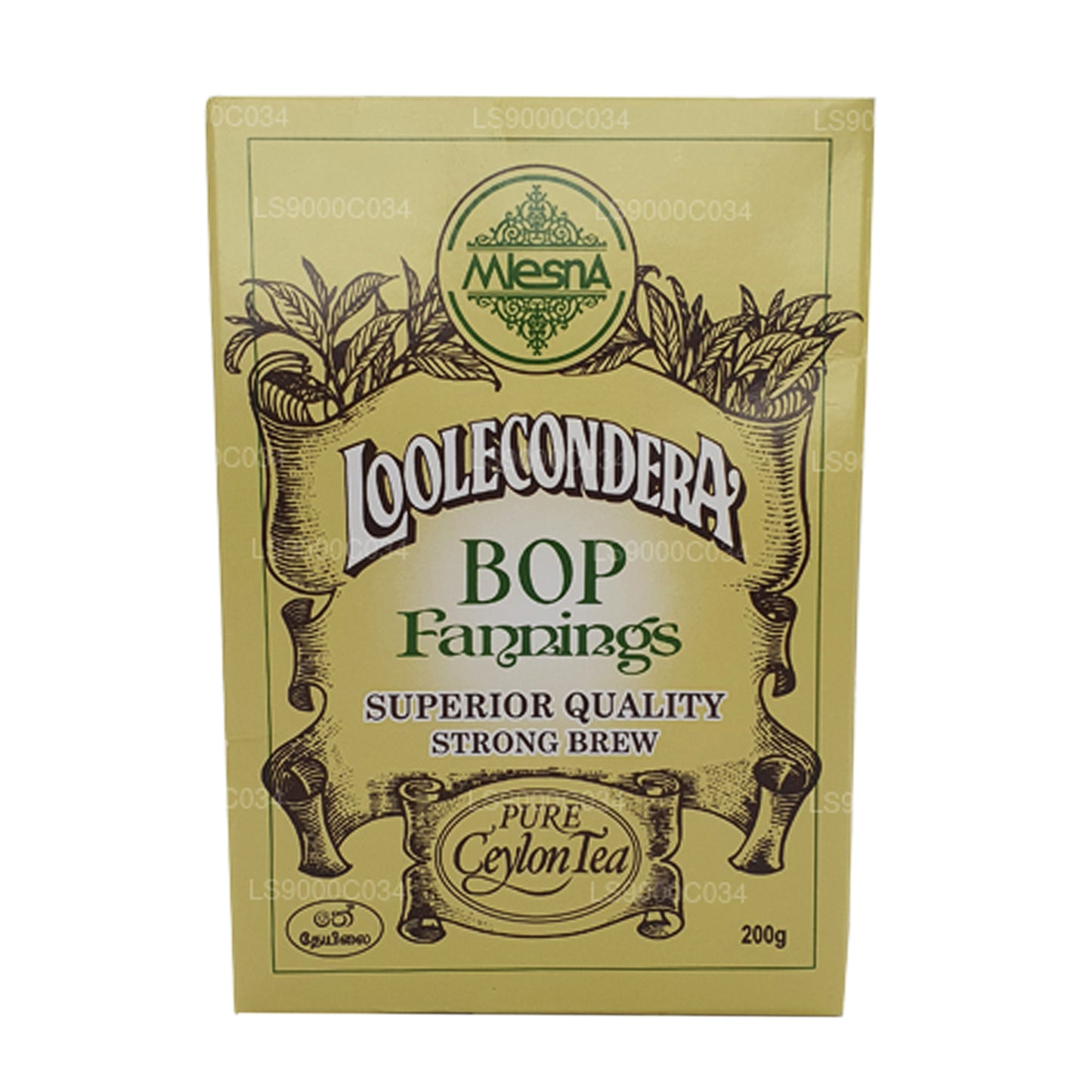 Mlesna Loolecondera BOP Fannings Strong Brew Loose Tea (200g)