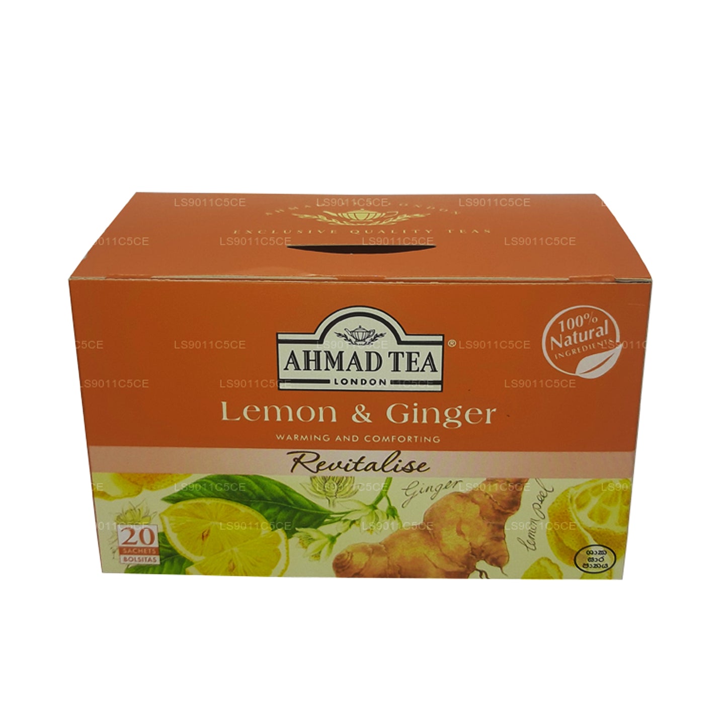 Ahmad Lemon & Ginger Tea (40g) 20 Foil Tea Bags