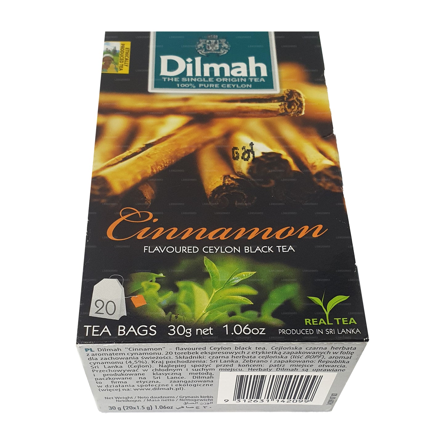 Dilmah cinnamon Flavored Tea (40g) 20 Tea Bags