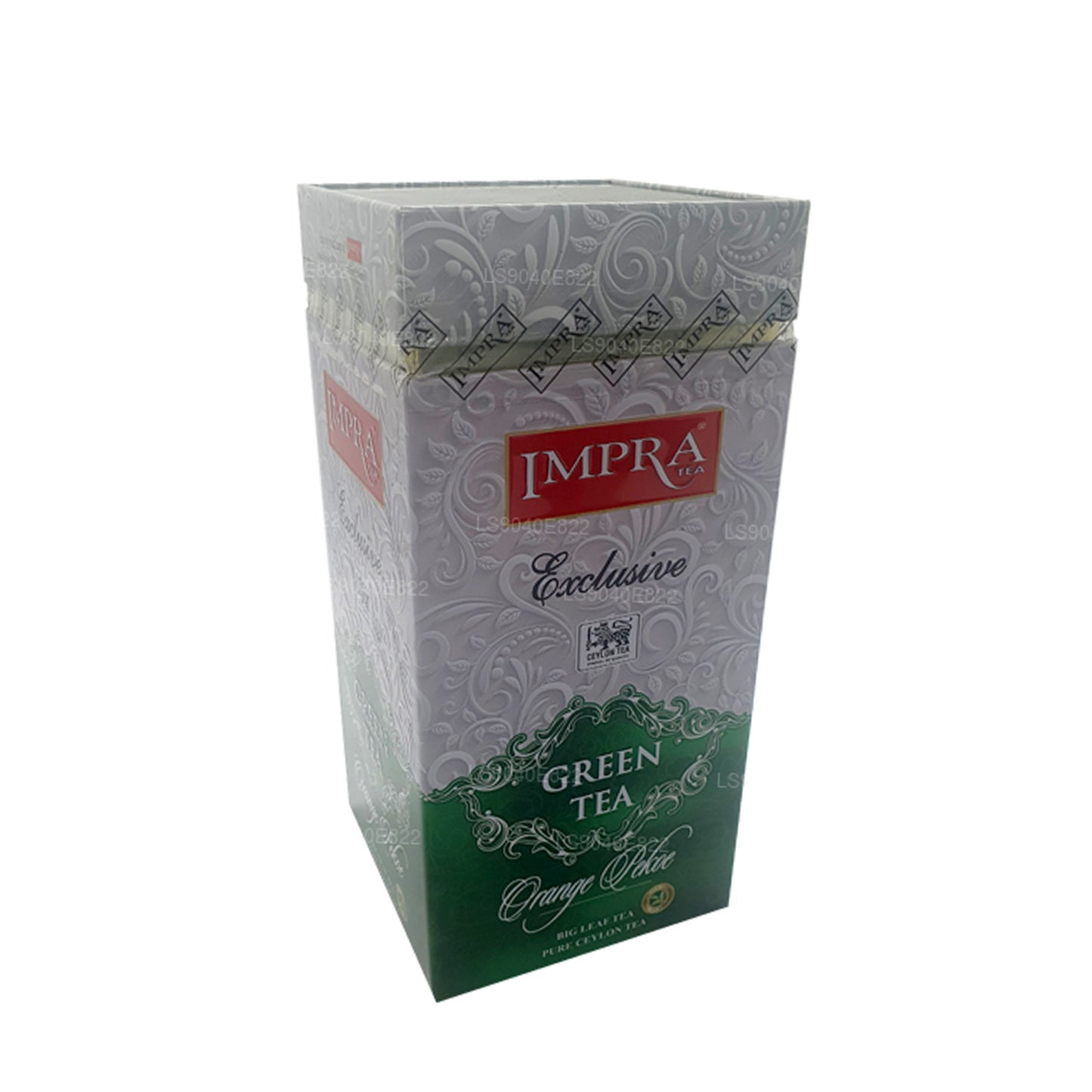 Impra Exclusive Big Leaf Green Tea, Orange Pekoe (200g) Caddy