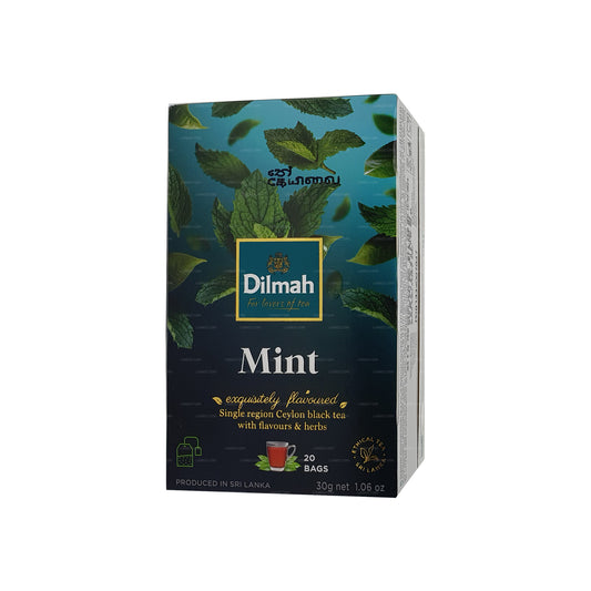 Dilmah Mint Flavored Ceylon Black Tea (30g)