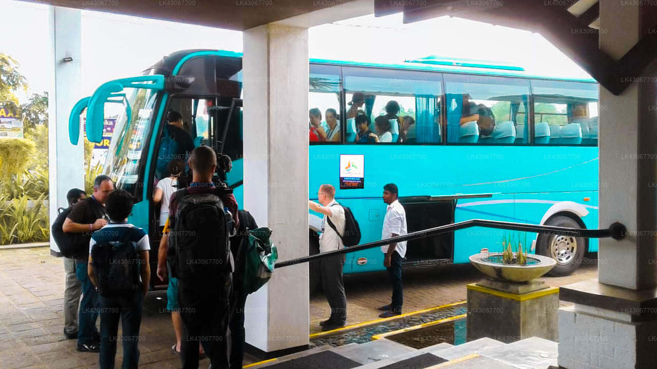 Transfer between Colombo Airport (CMB) and Mihidum Piyasa, Haldummulla