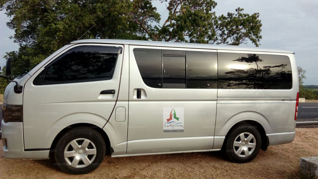 Transfer between Colombo Airport (CMB) and Pavana Resort, Embilipitiya