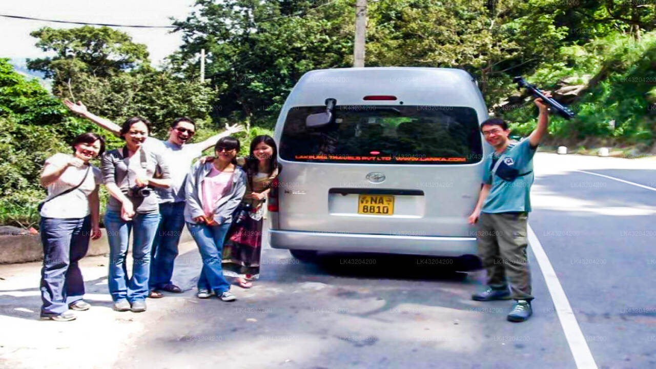 Transfer between Colombo Airport (CMB) and Crazy Peacock, Kirinda