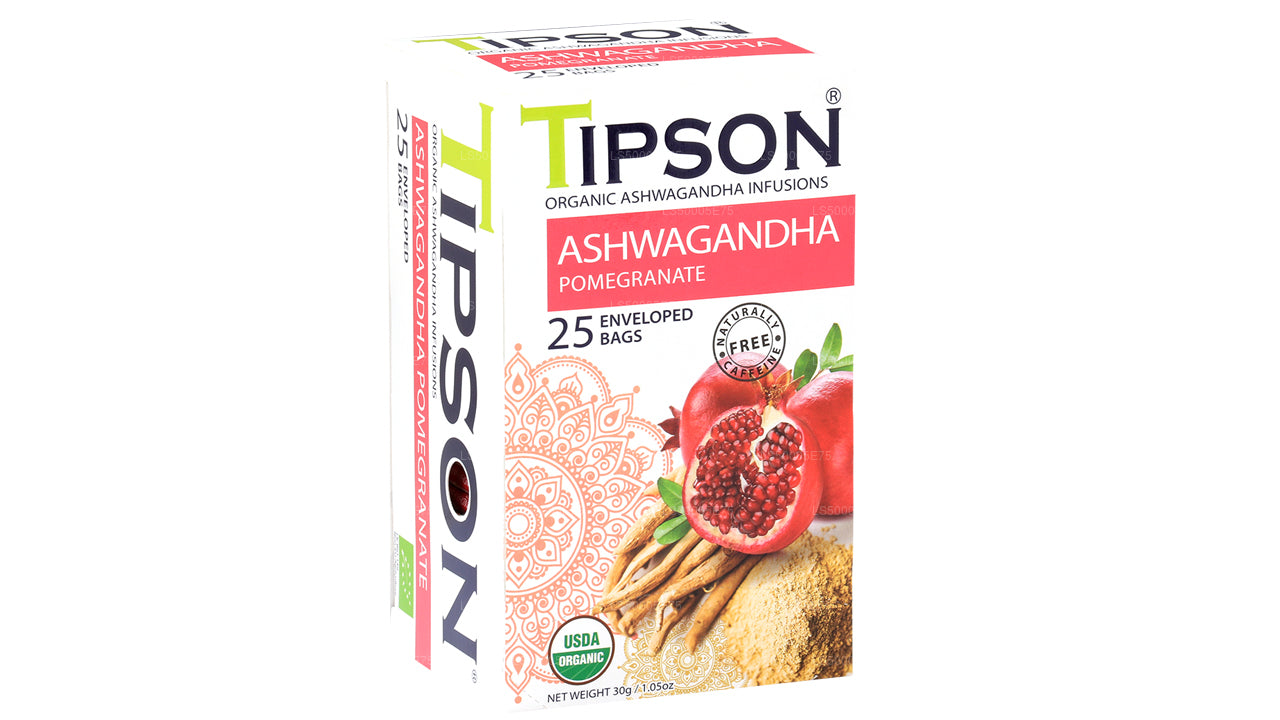 Tipson Tea Organic Ashwagandha With Pomegranate (30g)