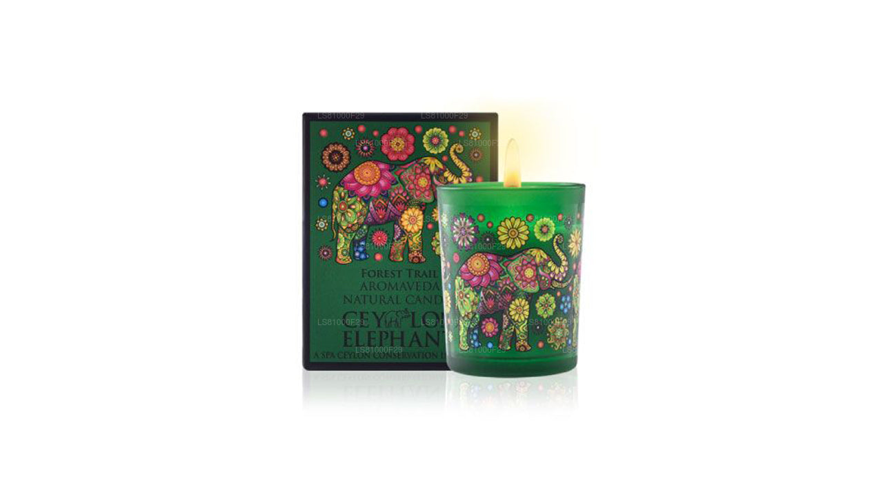 Spa Ceylon Ceylon Elephant Forest Trail - Aromaveda Natural Candle (50g)