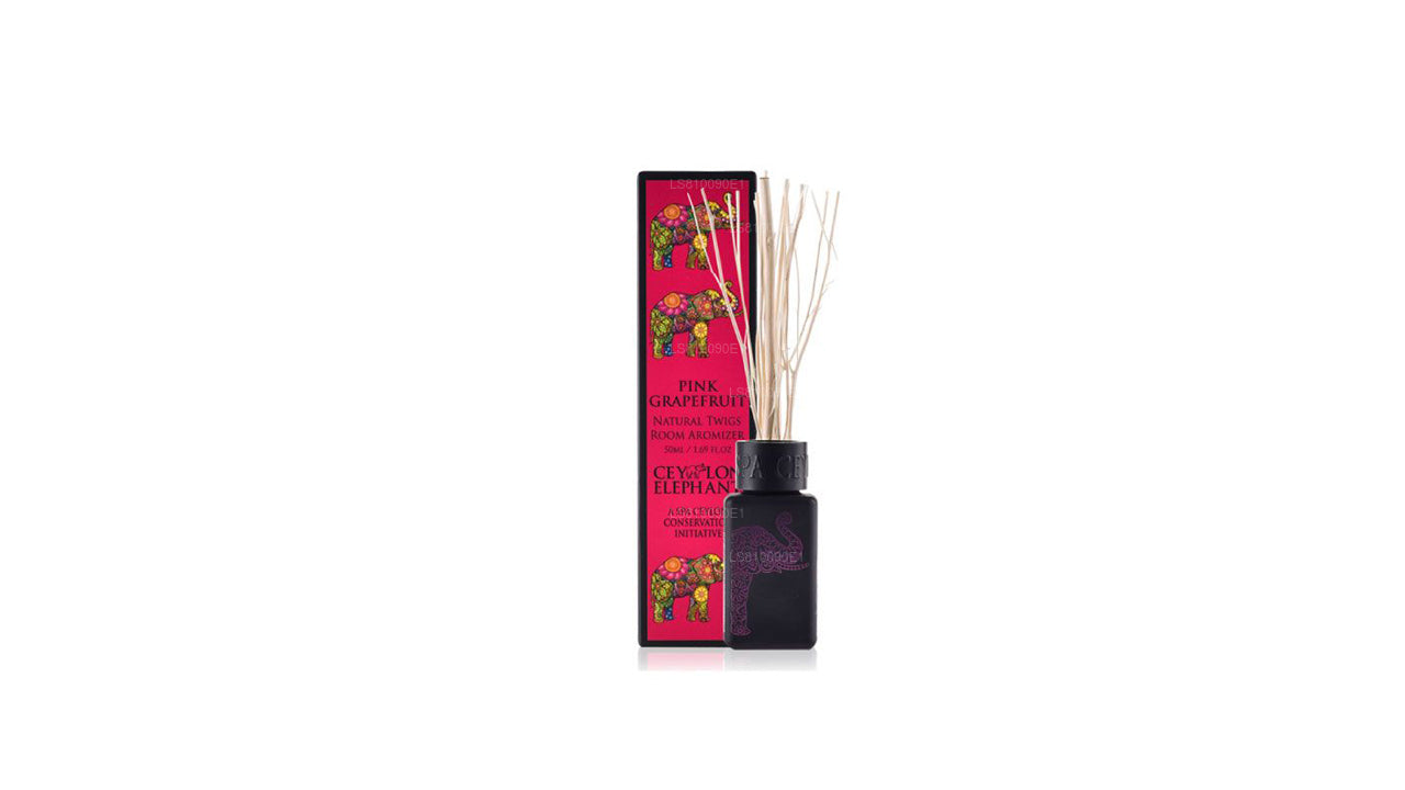 Spa Ceylon Ceylon Elephant Pink Grapefruit Natural Twig Room Aromizer (50ml)