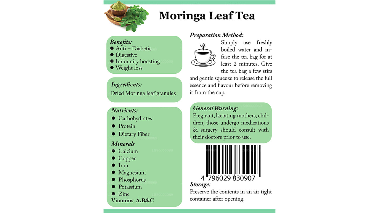 Lifetone Moringa Leaf Tea (40g)