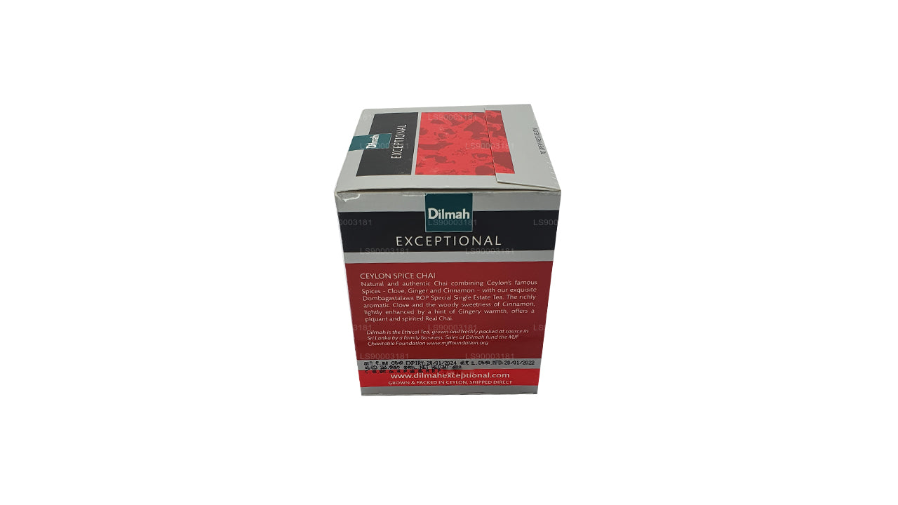 Dilmah Exceptional Ceylon Spice Chai (40g) 20 Tea Bags