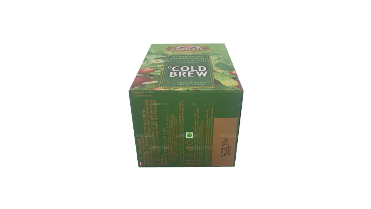 Basilur Cold Brew "Strawberry Cucumber and Mint" (40g) Box