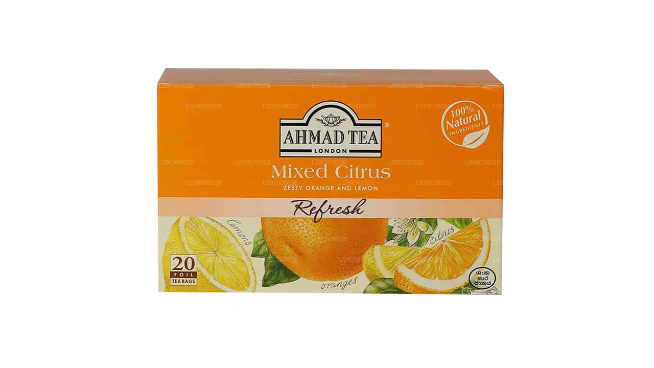 Ahmad Tea Mixed Citrus 20 Foil Tea Bags (40g)