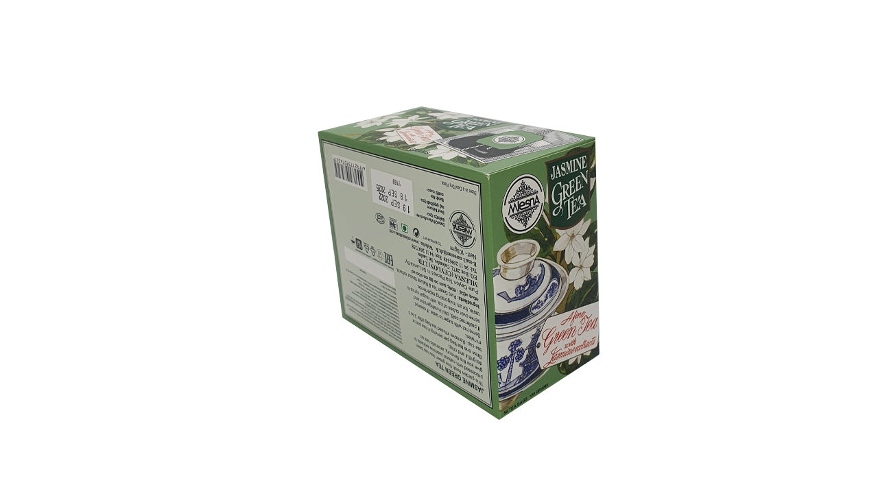 Mlesna Jasmine Green Tea (100g) 50 Tea Bags