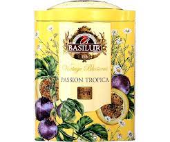 BASILUR – GIFT – VINTAGE BLOSSOMS - TIN- FLGT - LT - PASSION TROPICA (100g)