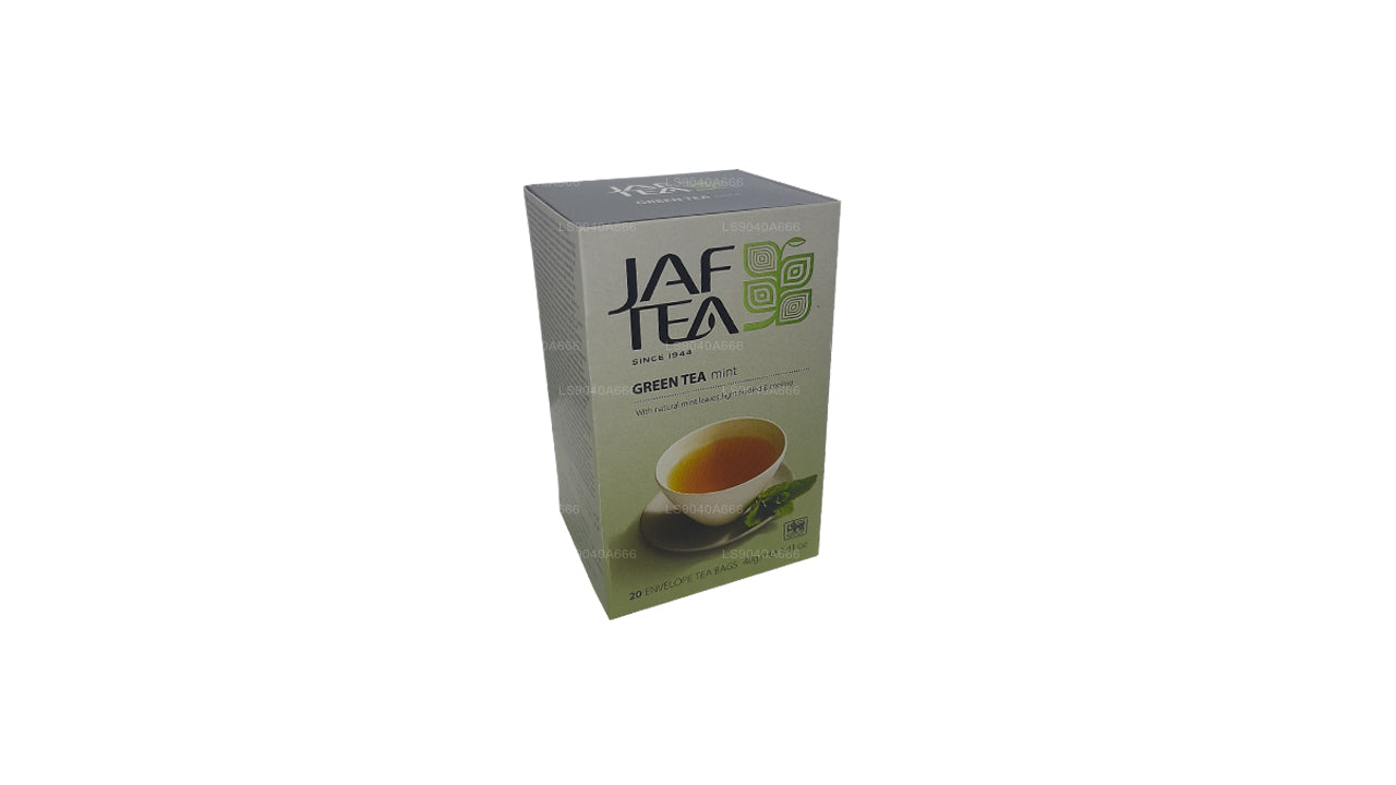 Jaf Tea Green Tea Mint (40g) 20 Envelope Tea Bags